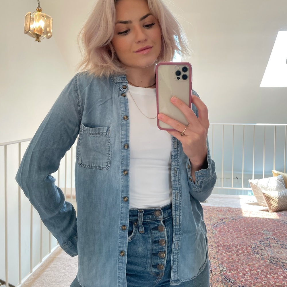 Denim Button Up